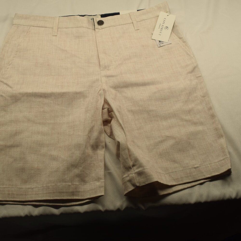 Con.Strcuct Men's Shorts Waist 34 Color Twill NWT #0095